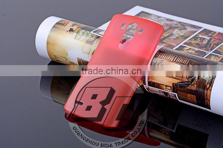 Ultra High Quality PP Frosted Transparent Phone Case For LG G4 factory price