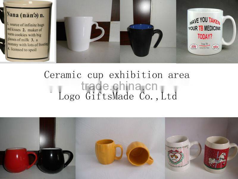 Hot selling novelty ceramic mug with spoon