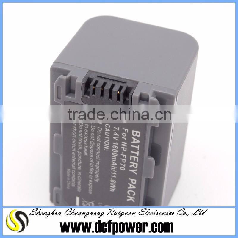 Popular Camcorder Battery NP-FP70 for DCR-HC85 DCR-SR100