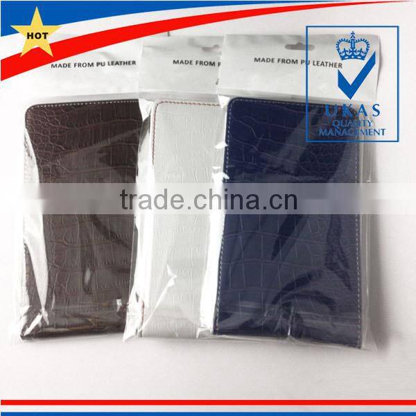 Customized Folding Leather Golf Score Card Holder With Pencil