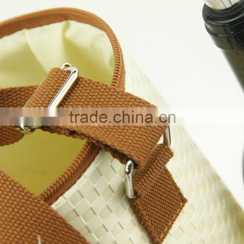 Wholesale Leather Red Wine Bag for Gifts