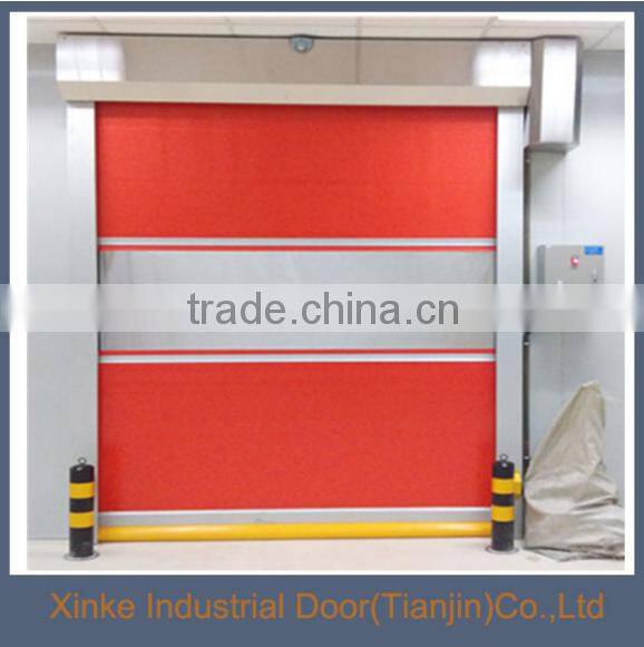 PVC Roll Up Fast Door Fabric/ Industrial Roller High Speed Door HSD-004