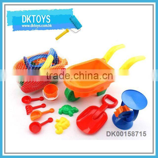Hot Summer Plastic Mini Sand Wheelbarrow Kids Beach Toys