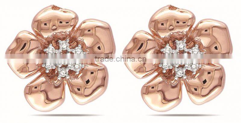 Sunflower design rose gold plating pendant, Amazon hot sale silver antique pendant