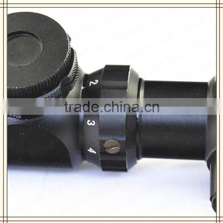 High power heat resistant tempered tubular sight glass for hunting rifle shotgun