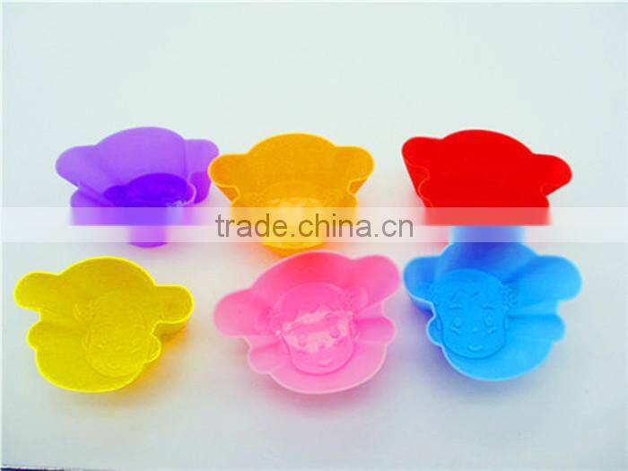 Wholesale Funny Hot Custom-made Silicone Cupcake Mold 2016
