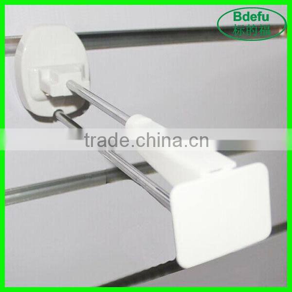 Cheap price! EAS supermarket hanging hook / security tag detacher hook /slatwall hook locks and magnetic keys