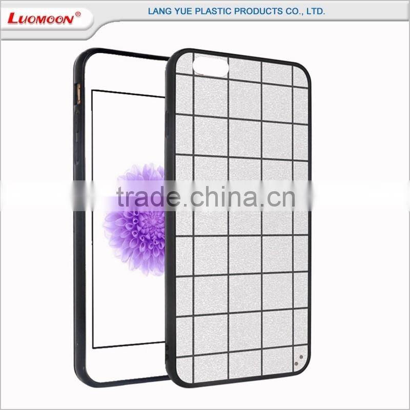 line lattice mobile phone case cover for apple iphone 6 se 7 plus