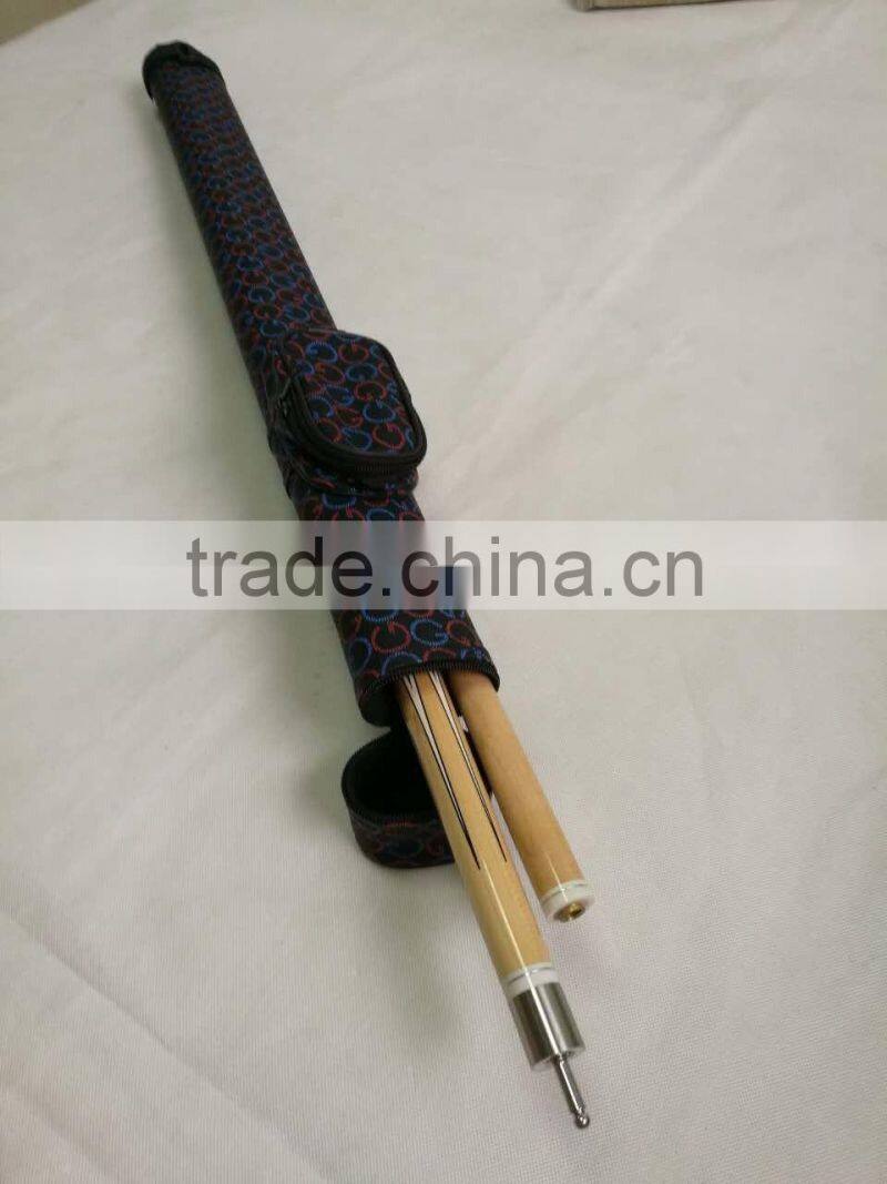 57 inch High quality Maple wood 1/2 joint billiard cue set with cue bag/ Billiard cue set/ Billiard cue bag/ Factory promotion