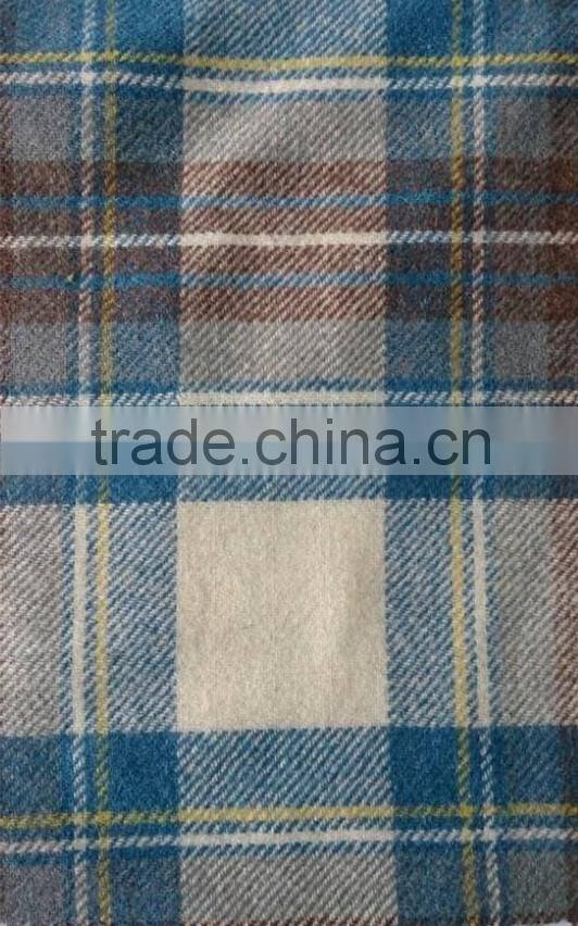 wool visvose blend tartan wool fabric