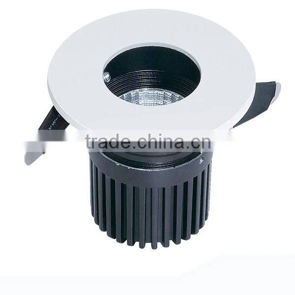 Aluminum alloy die casting downlight led cob downlight 5w 7w YC-W04-304C5