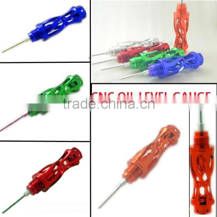 CNC Aluminum Alloy motorcycle oil stick Motorcycle CNC oil level gauge For GY6 50 125,BWS,JOG 50 Scooter