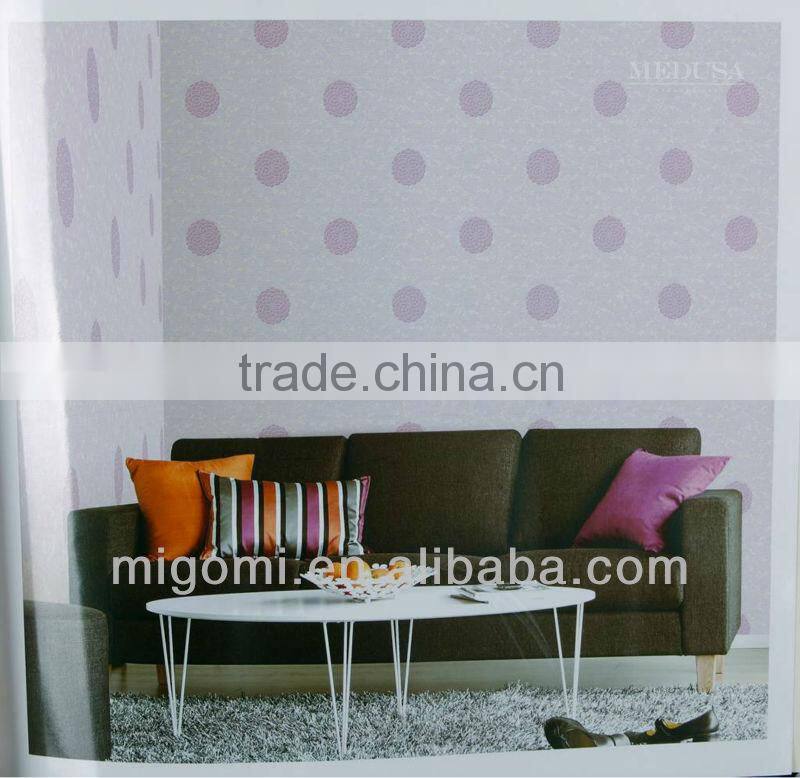 Korea pvc decorative wallpaper