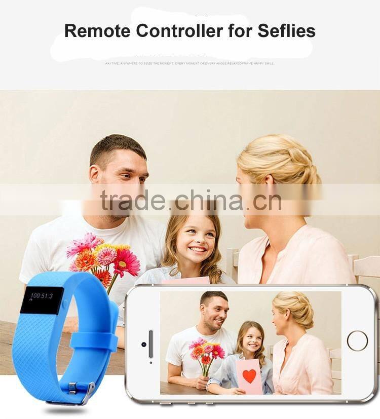 Sports wristband with Acceleration sensor heart rate+sleep monitoring bluetooth 4.0 watch