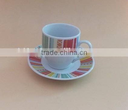 Turkish coffee and tea set ceramic tea cups and saucers sets porcelain cup and saucer