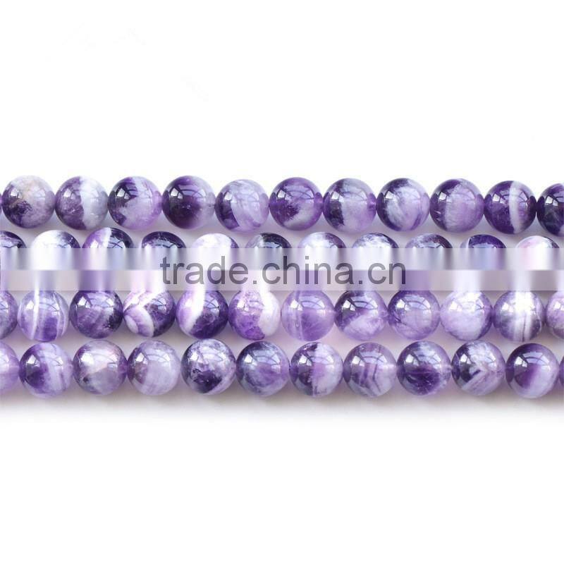 4mm 6mm 8mm 10mm 12mm 14mm 16mm gemstone manufactures natural striped amethyst wholesale