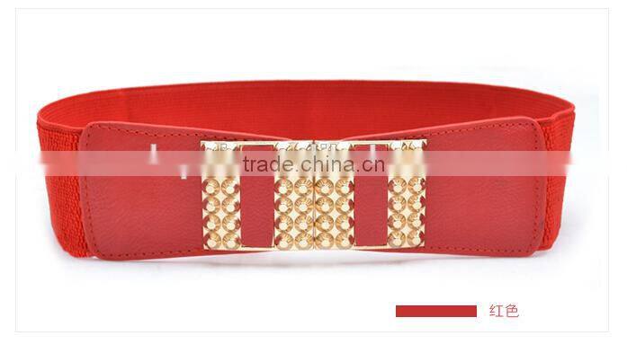 2014 Best fashion silver metal belt women fashion belt