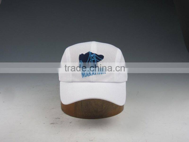 100%polyester mesh running sports cap