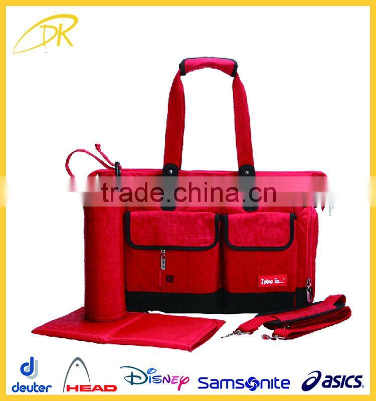 wholesale china supplier popular mummy bag for baby fashion diaper bag