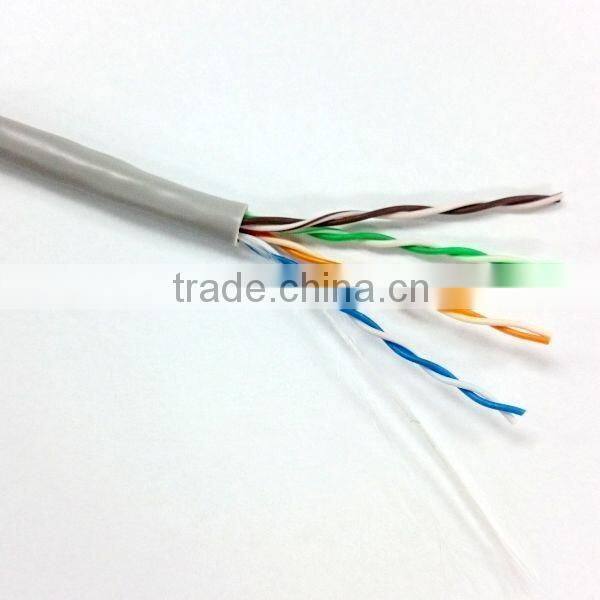 Pass fluke test 4pairs UTP CAT6 Lan Network cable for network application 305m