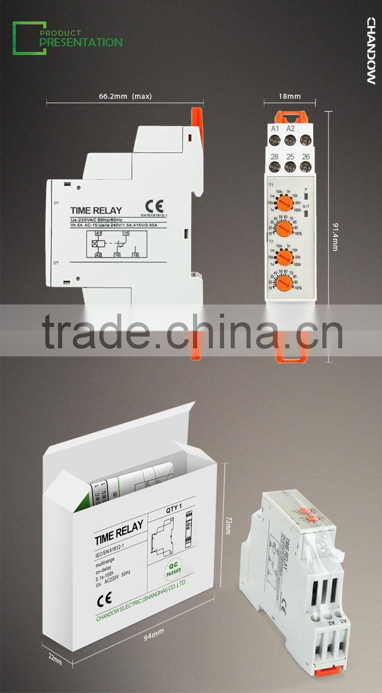 CHANDOW ZHRT1-S2T Time Relay China Gold Supplier Trade Assurance