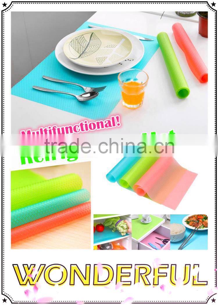 2016 China factory directly selling colorful custom pvc kitchen mat