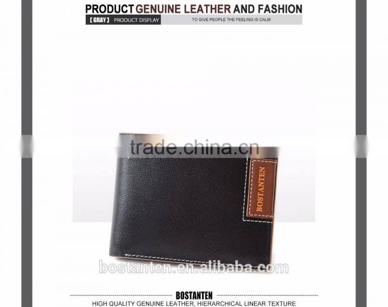 genuine leather fashion trends men wallet purses china wholesale