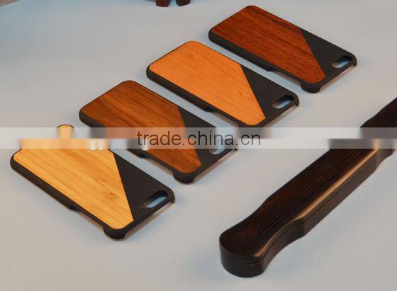 MOBILE PHONE CASE CUSTOMIZED in natural solid wood finish