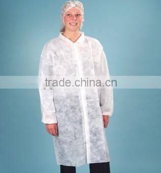 disposable non-woven lab gown