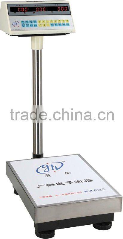 60kg piece counting scale electronic platform scale with high precision indicator