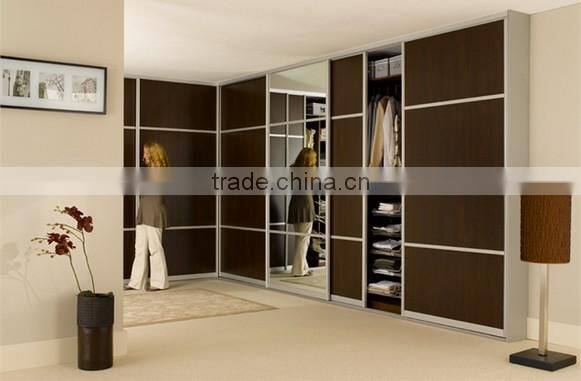 Sliding door wooden livingroom wardrobe cabinet