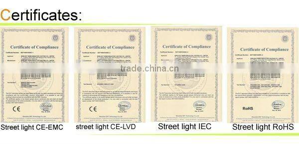 CE IEC RoHS TUV 120w led street lights free lighting protection se