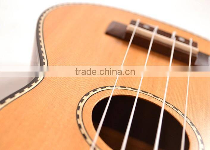 21 " China factory wholesale price high quality solid cedar ukulele (330S-21)