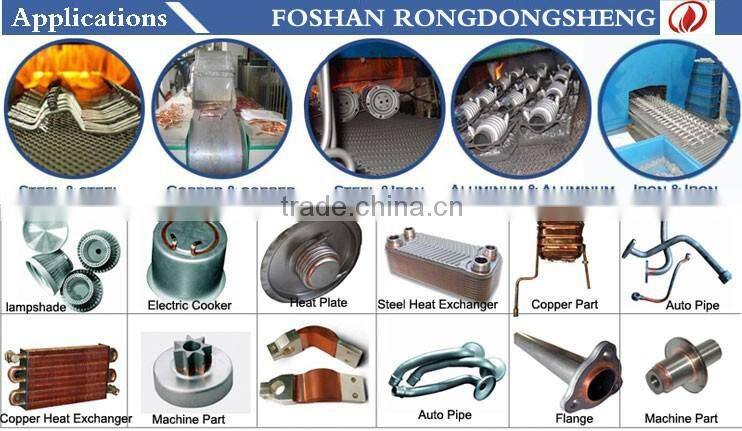 continuous mesh belt gas controlled atmosphere heat treatment process brazing furnace