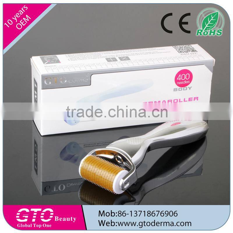 400 pin needle wrinkle removal beauty therapy skin derma roller