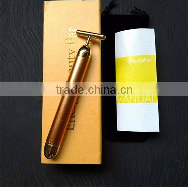 24K gold top quality cheap massager bar