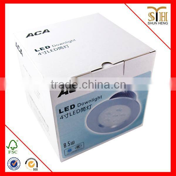 paper packaging box for LED downlight