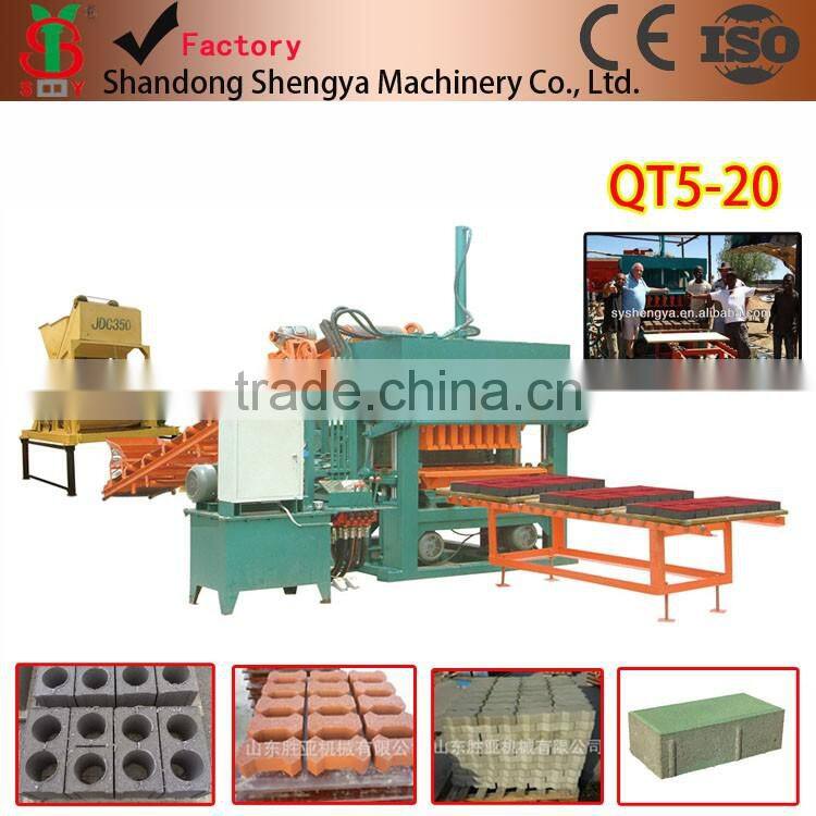 Profitable automatic brick machine QT4-20