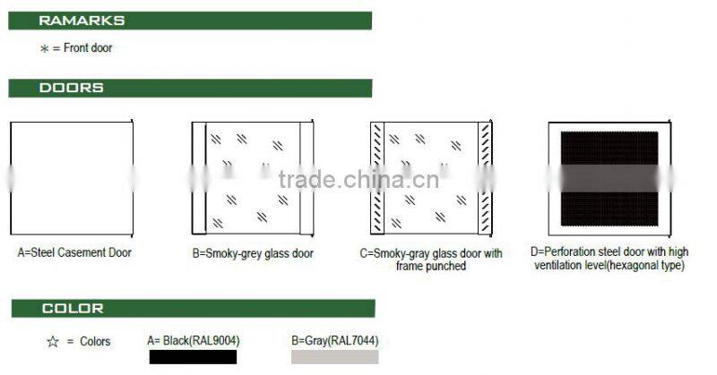 Server 9u network cabinet