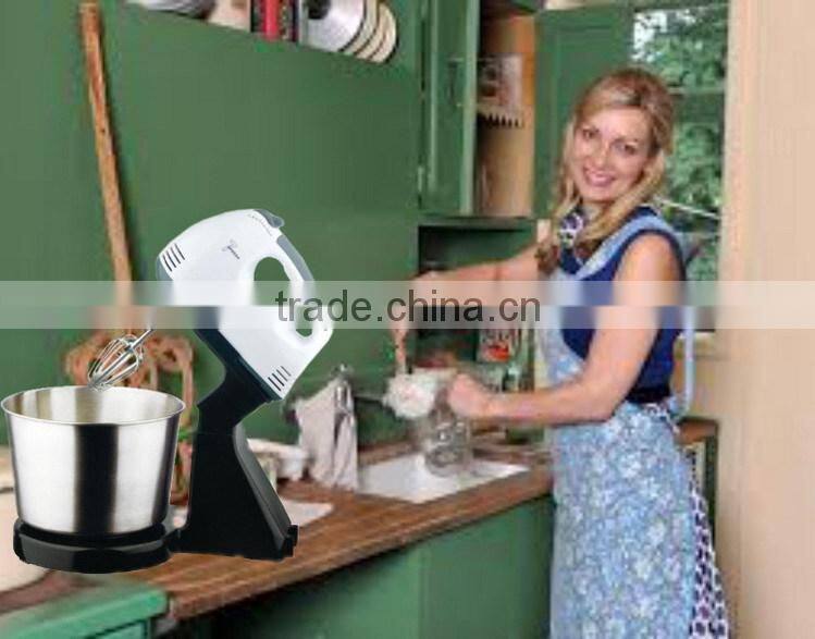electric egg beater with bowl for kitchen