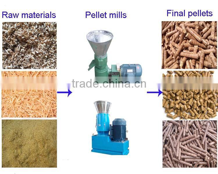 Diesel engine rice husk pellet making machine