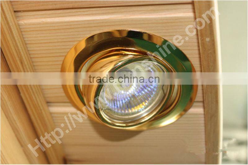 Korean golden sauna room dedicated led lights for sauna