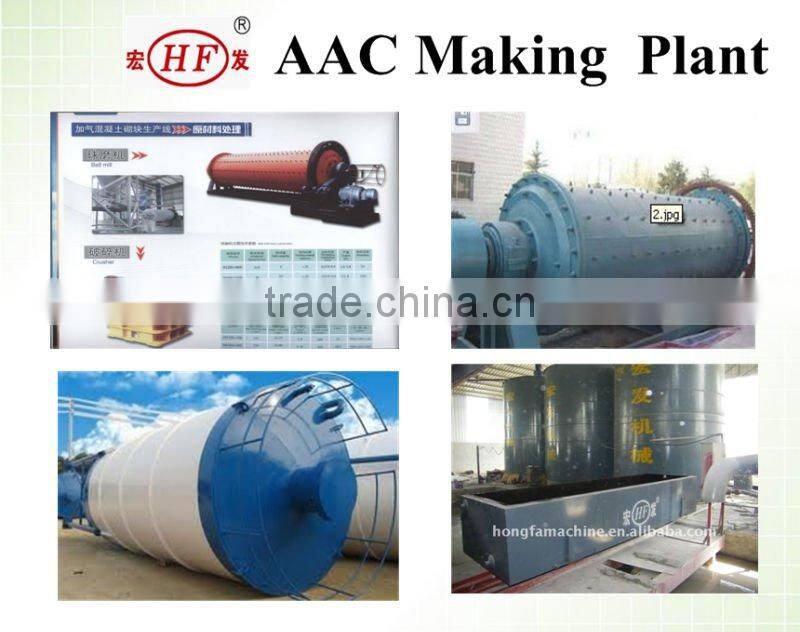 AAC concrete block maker ,aac manufacturing plant , aac maker production line ,aac block cutter for sale