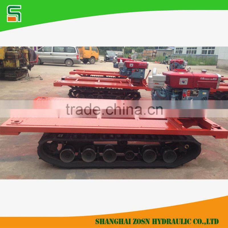 2 ton rubber track chassis for small size crawler machine