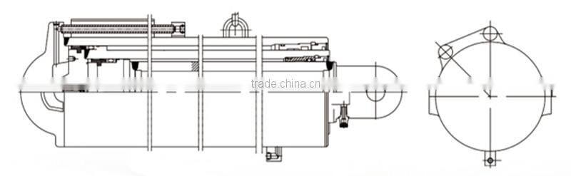 double acting coal mining hydraulic cylinder