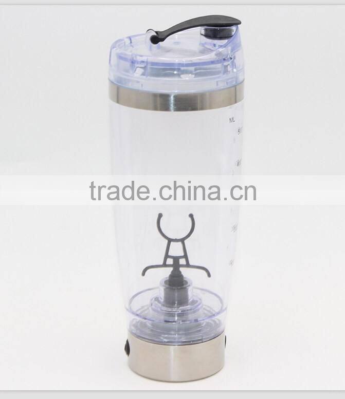600ml Stainless Steel Electric Shaker bottle USB
