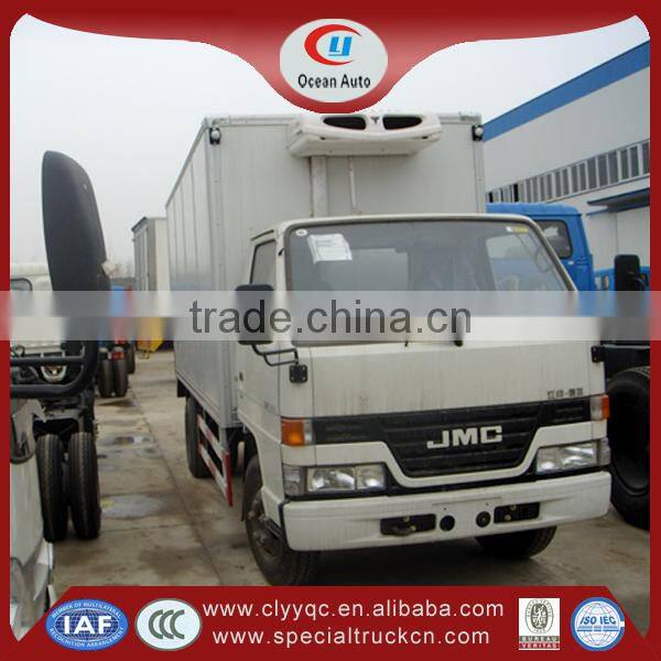 JMC 4x2 frozen refrigerator truck for sale
