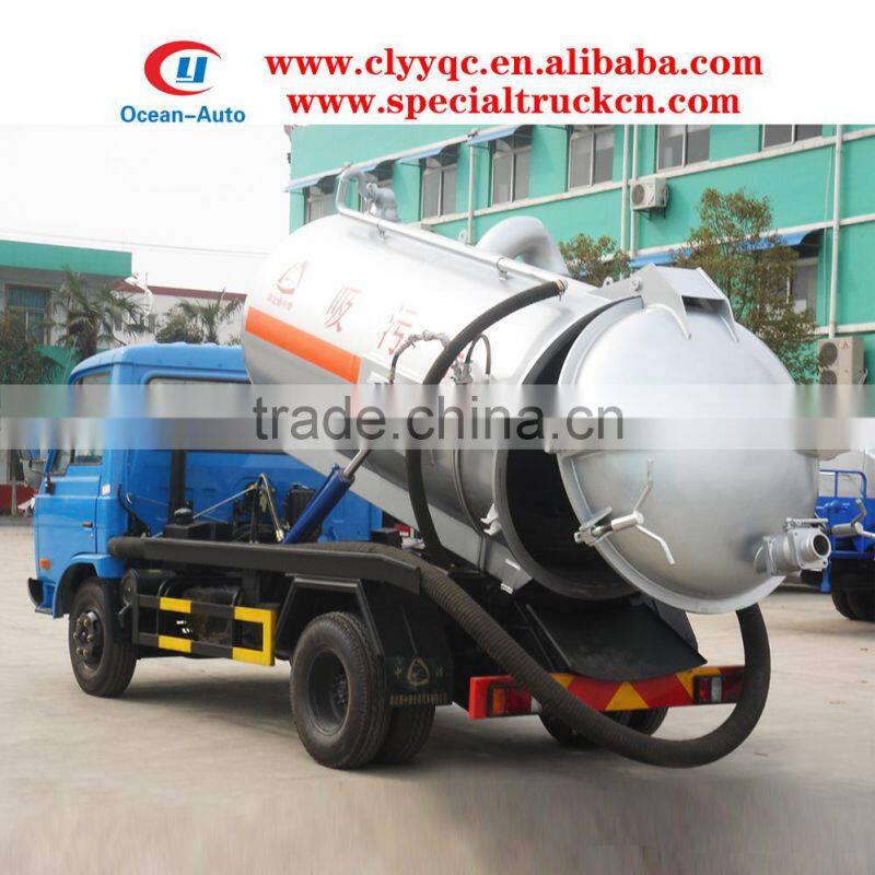 6000L DFAC 4x2 waster water suction truck golden supplier in China