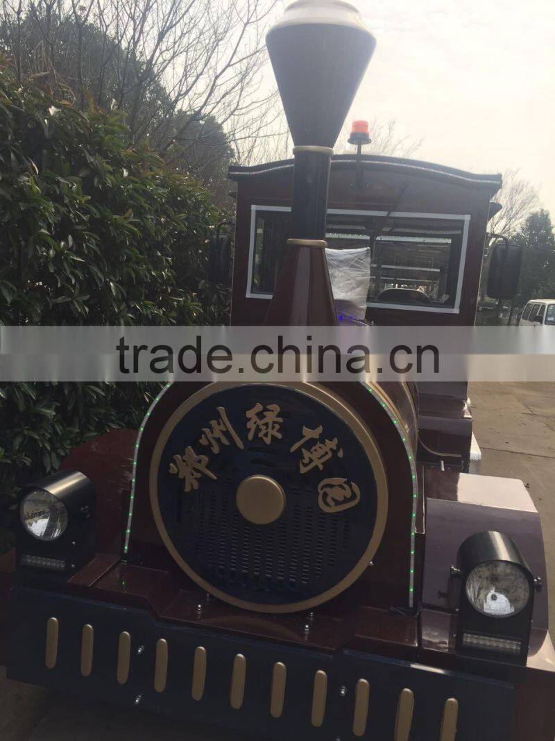 Diesel Power Trackless Tourist Fun Train, Amusement park train,Kids ride train