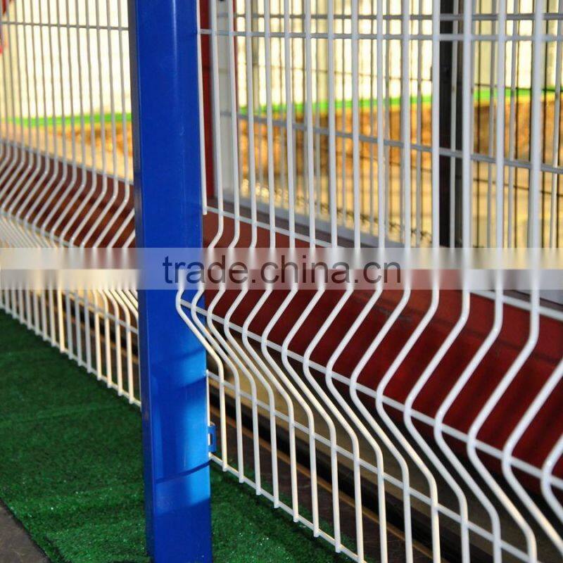 wrough iron welded metal garden fencing making in China